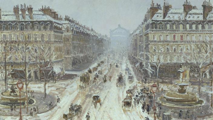 L'avenue de l'Opéra sous la neige. Camille Pissaro.jpg